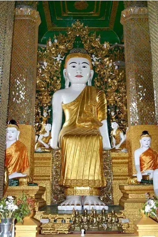 Kyaik Mayaw Pagoda – Seated Buddha – Dhammadīpa